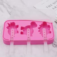 Molde De Helado De Silicona En Forma De Dinosaurio Y Fresa Saludable Para Helados Popsicle Reutilizable Para Hacer Helados En Verano Herramientas Para Cocinar Y Hornear - details 18