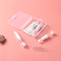 Juego De 4 Botellas De Viaje 5ml Vacío Con Bombín Para Cosméticos Loción Crema Sérum Ojo De Cuidado Tópicos Líquidos Transparentes - details 4