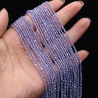 Piedras Naturales De Cuentas Pequeñas Redondas Colores Mixtos Facetadas Para Accesorios De Joyería DIY Pulsera Collar - details 5