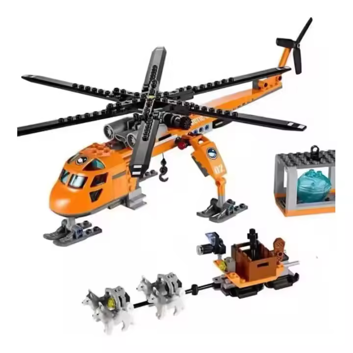 Conjunto De Bloques De Construcción 273pcs Helicóptero Polar Compatible Con Lepining Para Juegos De Ciudad Regalo De Navidad Para Niños - 1