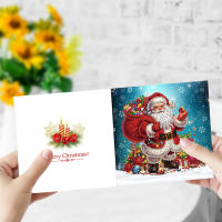 Tarjetas De Cumpleaños Hechas a Mano Con Diamantes 5D Rhinestone Arte De Artesanía Para Festival Y Navidad Pack De 12-4 Pcs - details 5