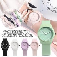 Reloj De Cuarzo Para Niños Y Niñas 36mm Color Caramelo Resistente Al Agua Con Correa De Silicona Moda Y Casual Para Estudiantes - details 1