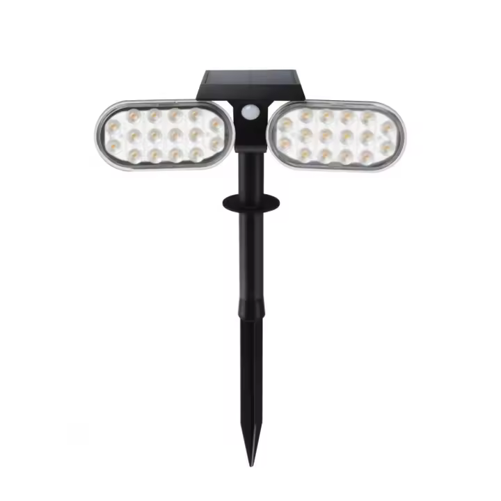 Foco Pica Solar Exterior Jandei 200 Lúmenes 360 Grados Pica Solar Jardín CCT 3000K + 6000K, Luz para Jardin, Terraza, Caminos - 1
