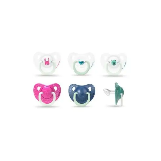 SUAVINEX CHUPETE SILICONA ANAT NOCHE 6-18 M 2 U - 1