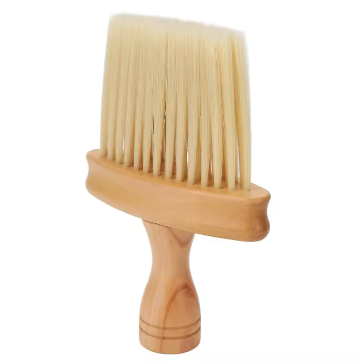 Cerdas de nylon estilo simple Cuello con mango de madera - 1