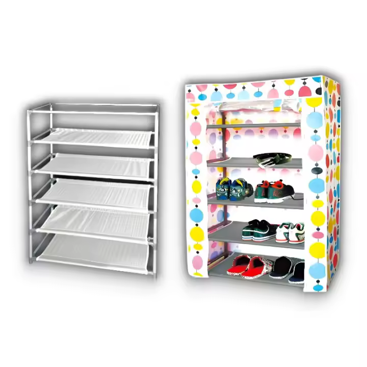 Emipro - Zapatero 5 Niveles para Niños - Diseños Variados - 60x30x90cm. - 1