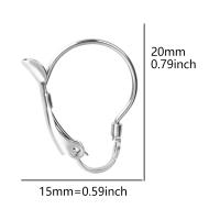 50/100PCS Tenedores De Aretes De Acero Inoxidable Color Plata Para Fabricación De Joyas DIY Gancho De Hierro Para Aretes Suministros De Enlaces - details 15