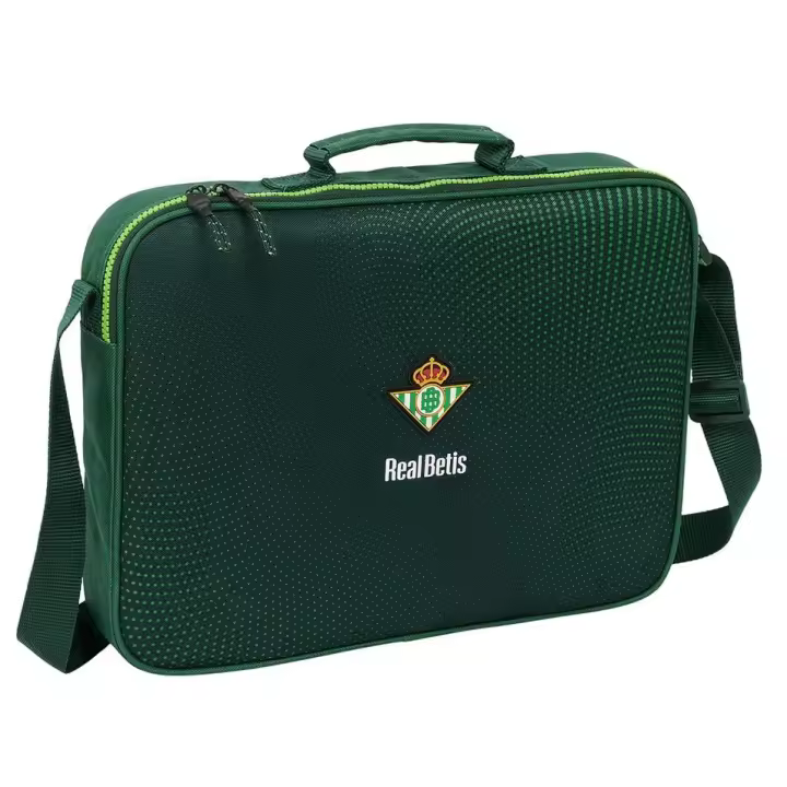 Cartera Extraescolares Resistente Agua Real Betis Balompie 38x6x28cm - 1