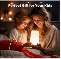 Lámpara de Mesita de Noche con Control Remoto y Tactil, Luz Nocturna Infantil para Niños Bebe, Lampara Led Colores Recargable para Dormitorio Habitación - details 3