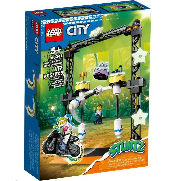 LEGO CITY STUNTZ DESAFÍO ACROBÁTICO: DERRIBO, 60341, TIENDA CON LICENCIA OFICIAL - 1