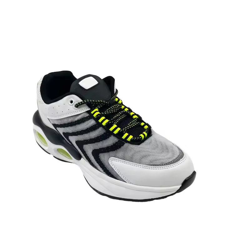 JZ Hermanos Zapatilla Deportiva con Diseño Ondulado y Detalles Reflectantes para hombre - 1