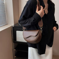 Bolso De Hombro Pequeño De Cuero PU Vintage Para Mujer Bolso Transversal De Moda Con Cierre De Cubierta Y Pochete Interior - details 7