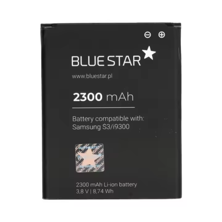 BLUE STAR Bateria compatible con Samsung Galaxy S3 i9300 ⋆ EB-L1G6LLU ⋆ Capacidad 2300 mAh ⋆ Repuesto de calidad ⋆ Sustituye batería desgastada ⋆ Rendimiento fiable y duradero ⋆ ENVÍO DESDE ESPAÑA - 1