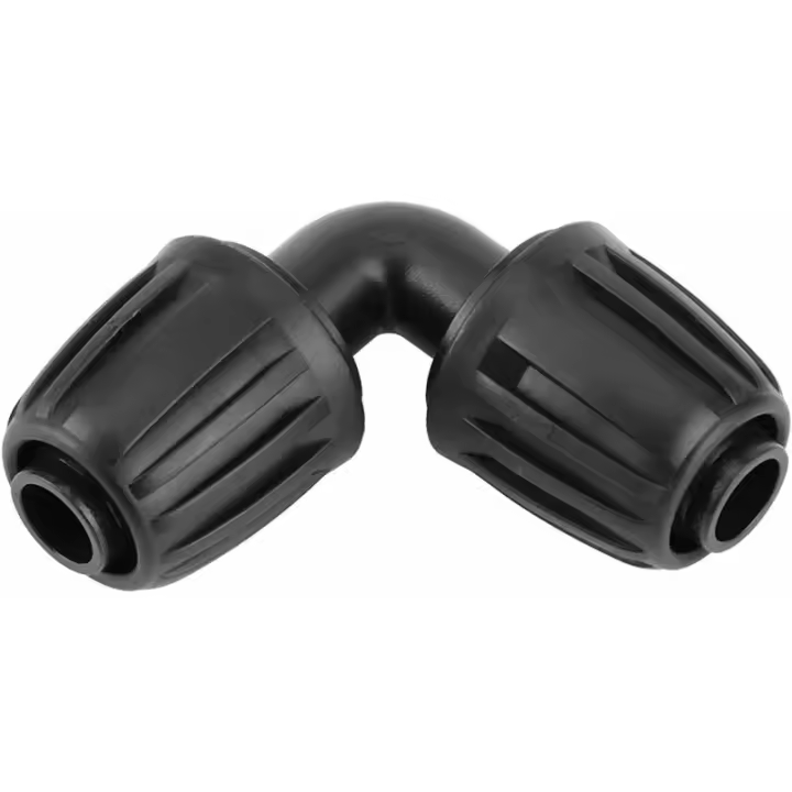 Adaptador de Codo de Riego por Goteo de 50 Piezas, Manguera de Riego, Codo Pom - 1