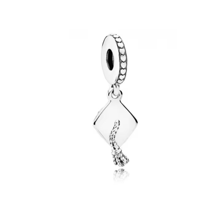 PANDORA Charm Colgante Birrete Plata Ley | Circonitas Cúbicas - 1
