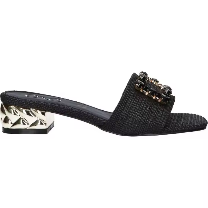 Women's sandals exe katy-257 raffia black - 1