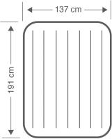Colchón Hinchable, Intex, Unisex adulto, , 99cm x 191cm, 135cm x  191cm, 152 x 203 cm, 3 medidas a Elegir, Colchón Para Dormir, Camas HINCHABLES Standard, Extra Ligera y Portátil dentro y Fuera de Casa, Mayor Confort, - details 3