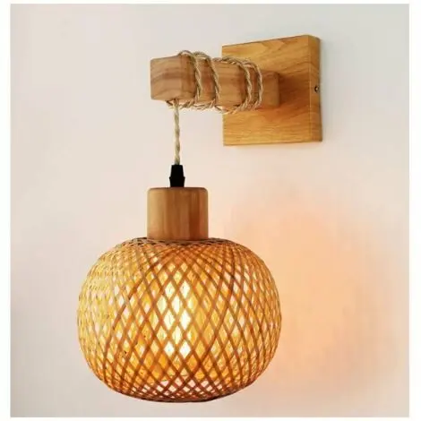Aplique de madera - Iluminación para dormitorio, salón y pasillo - 1
