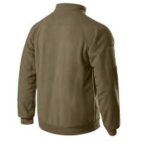 Sudadera Táctica Militar Para Hombre Con Cremallera Y Mangas Largas De Color Sólido Casual Gruesa Para Excursiones Al Aire Libre Otoño E Invierno - details 2