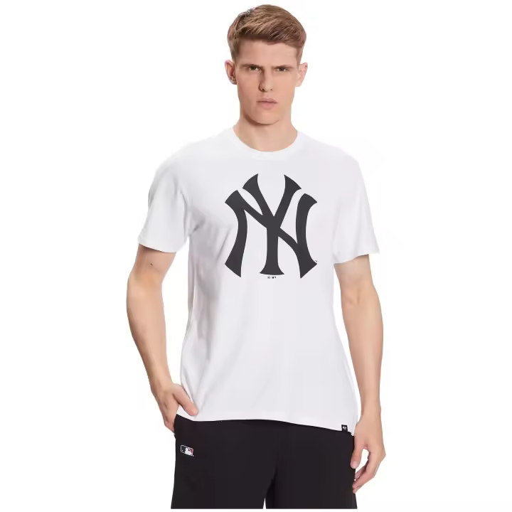 Camiseta de Manga Corta 47'Brand Mlb New York Yankees para hombre en color blanco - 1