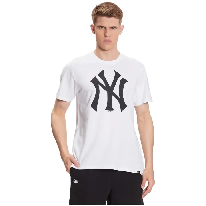 Camiseta de Manga Corta 47'Brand Mlb New York Yankees para hombre en color blanco - 1