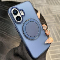 Funda magnética transparente con soporte de anillo de Metal, cubierta a prueba de Golpes para Magsafe, iPhone 16, 15 Plus, 14, 13 Pro Max - details 1