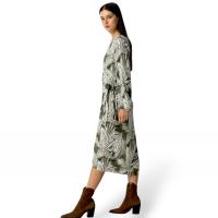 Vestido de Tiffosi con escote cruzado y lazo, manga larga con elástico en los puños, corte regular fit. - details 2