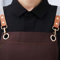 Aguayos Profesional Para Cocina Impermeable Con Bolsillos Para Mujer Apto Para Grill Taller Y Salón De Uñas Material De Lona Sin Mangas Estilo Sencillo - details 3