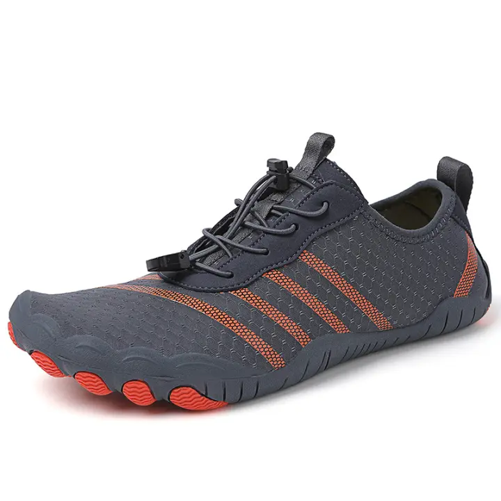 MOV-Zapatos para nadar al aire libre, zapatos para trekking en ríos, zapatos de playa descalzos y agradables para la piel, zapatos acuáticos antideslizantes para esnórquel que interfieren con la velocidad - 1