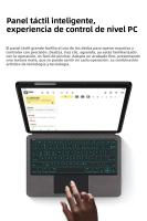 Funda Para Teclado Con Iluminación Para Samsung Galaxy Tab A11 plus 2025 SM-X230 De 11 Pulgadas Cubierta Inteligente Mágica Antigolpes Resistente Al Polvo Suave Estilo Negocios - details 5