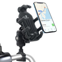 Soporte De Teléfono Móvil Para Motocicleta Con Amortiguador De Vibración Soporte De Rotación Ajustable Para Motorbike Ball Head Mount - details 42