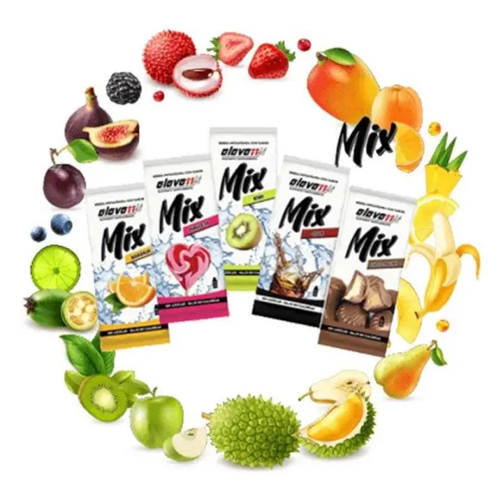 24x o 12x Mix Saborizante En Polvo *sabores de agua* - Elevenfit  / Sin azúcar  Bajo en calorías  deliciosos sabores - 1