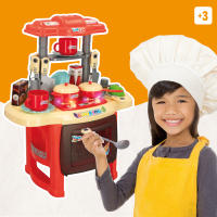 COLORBABY - Cocinita infantil pequeña con luz, sonido y 23 accesorios cocina - details 4