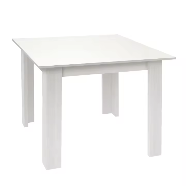Venprodin - Mesa Funcional 2 Plazas 90X90 Blanco - Cerezo - Cambrian - 1