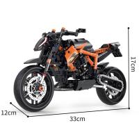 Nueva 1:8 Clásica Moto De Bloques De Construcción Modelo Juguete De Cidade Racer Para Niños Niñas Y Adultos MOC Sets De Alta Técnica - details 13