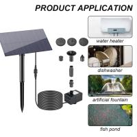 Fuente Solar De Jardín 5W 5V Con Palillo Y Sistema De Riego Para Acuario Decoración De Jardín Eficiente Y Ecológica - details 1