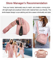 Bolso De Hombro Pequeño Para Mujer Vento Marea Shell 2024 Nueva Nylon Correa Ancha Bolso Cruzado Resistente Al Agua Y Suave Bolsos Cruzados De Calidad - details 2
