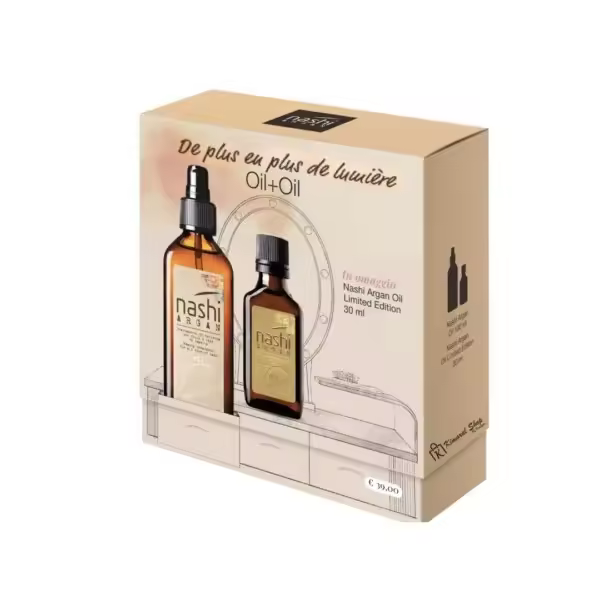 Kit sérum aceite de argán 100ml+30ml de regalo edición limitada Nashi Argán - 1