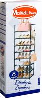 MAXELLPOWER ZAPATERO ESTANTE PARA ZAPATOS ESTRUCTURA METAL 8 NIVELES 16-20 PARES 46 X 28 X 145 CM - details 6