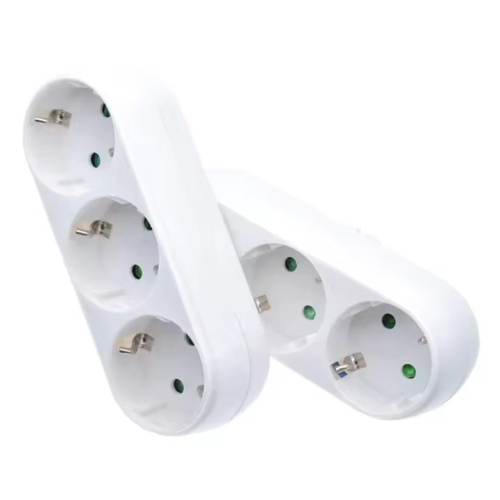 Cable de extensión de Alimentación Enchufe de Tres Clavijas with interruptor (1 Pieza) Enchufe de Casa inteligente Enchufe Europeo Tira de Alimentación Enchufe múltiple Adaptador de viaje - 1