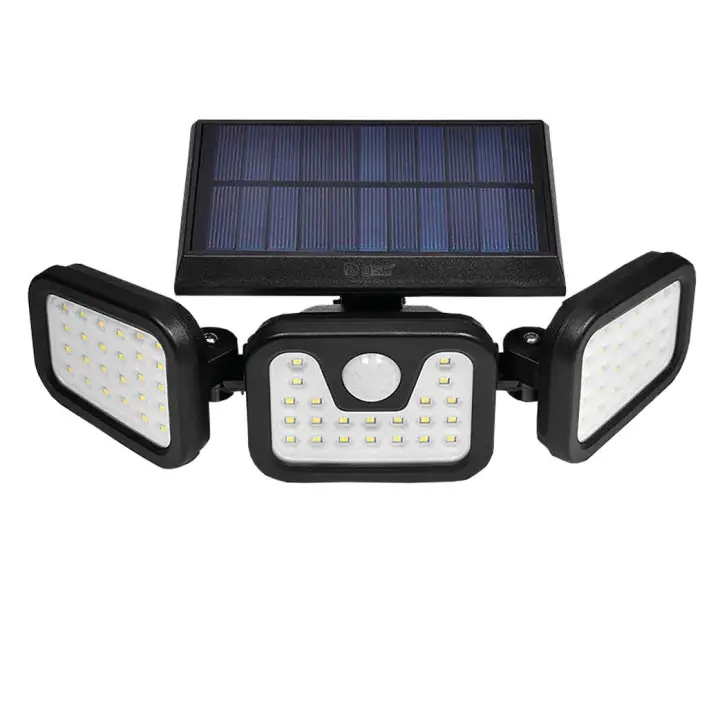 APLIQUE DE PARED LED SOLAR ORIENTABLE SILTALA NEGRO GSC EVOLUTION 5.92W LUZ BLANCA 6500K 650 LUMENES - 1