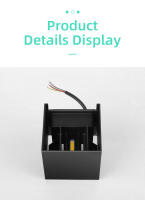 Lámpara De Pared Exterior Impermeable LED Para Decoración Del Hogar Jardín Veranda Y Escaleras Luminaire Facade Luz Exterior - details 13