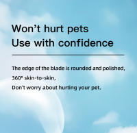 Patas para mascotas, feitadora para Gatos y Perros, recortadora de pelo Eléctrica para mascotas con Luz - details 12