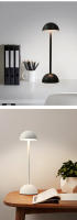 Lámpara De Mesa LED Estilo Nórdico En Forma De Honguito Recargable Por USB Para Decoración De Dormitorio Estudio Luz Nocturna Y Escritorio - details 11