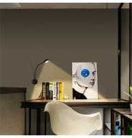 Lámpara De Pared LED Moderna Con Interruptor De Girar Para Lectura En La Habitación Luz Ajustable Soporte De Ventana Decoración De Hogar En Aluminio Negro Y Plateado - details 7