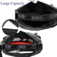 Bolso bandolera para mujer, bolso bandolera con múltiples bolsillos, bolso bandolera de piel sintética suave para mujer - details 3