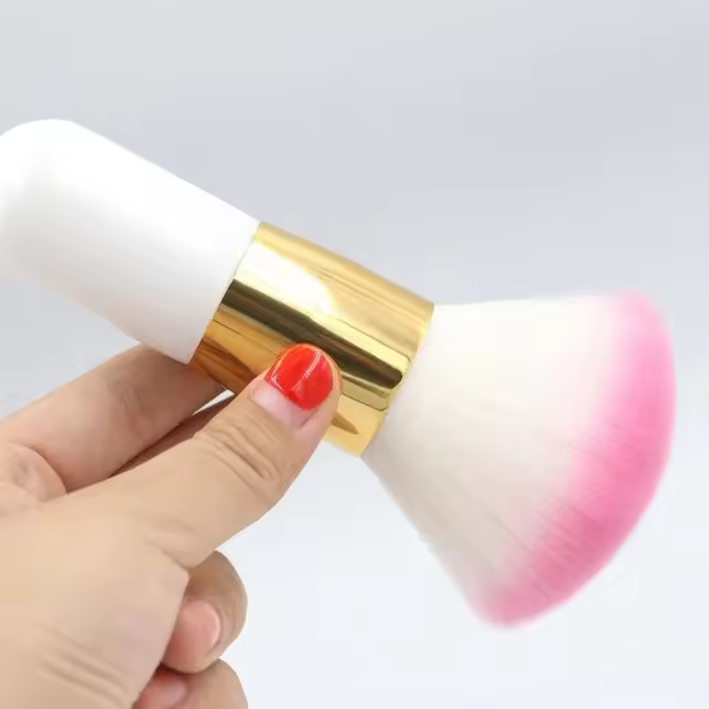 Cepillo De Polvo Grande Y Suave Para Maquillaje Multiusos Portátil De Calidad Premium Para Blush Y Funcamento - 1