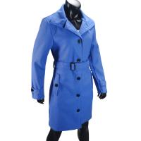 Abrigo De Mezclilla Para Mujer Invierno Cálido Chaquetas De Soltera Cuello Abajo Largo Ropa De Mujer Tipo De Cierre Doble - details 18