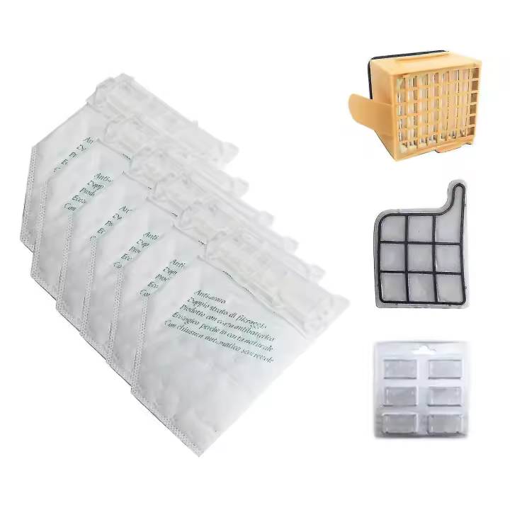 Vorwerk Vk135 Vk136 369 Aspirador Bolsa de Polvo Filter Kit de repuesto - 1