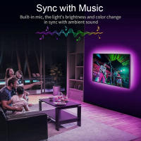 ColorRGB Tiras LED RGB 5050 Wifi Con Alexa Luz Inteligente Sincronización De Música Para Decoración De Habitaciones Y Retroiluminación De TV - details 3